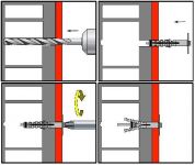 Aplikace hmoždinek HPK