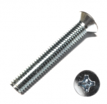 Šroub metrický zapuštěná hlava celozávit (DIN 965) ZN 4x8